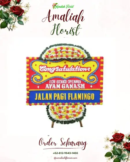 Sewa Papan Bunga Sungai Putri