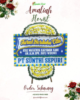 Papan Bunga Duka di Sungai Putri